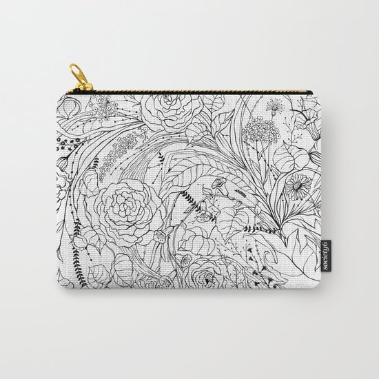 Bouquet of various flowers Carry-All Pouch