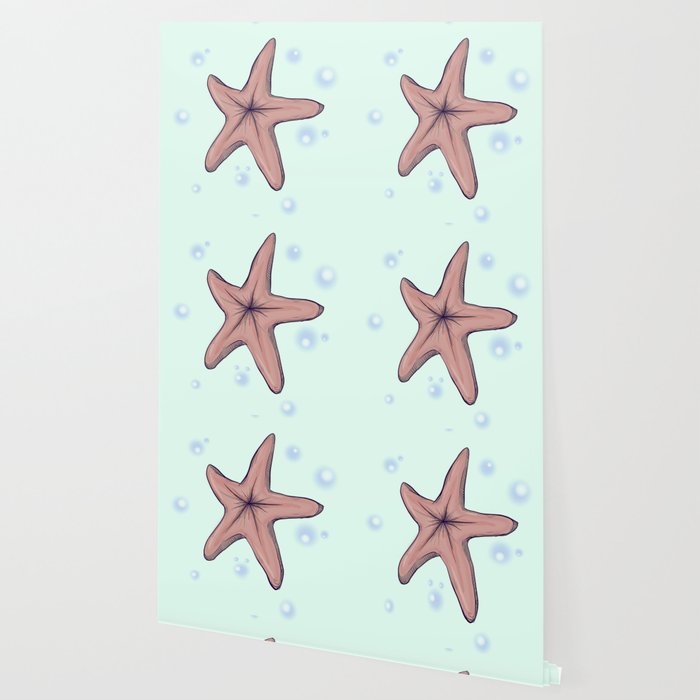 Chocolate Starfish Wallpaper By Lvbart Society6