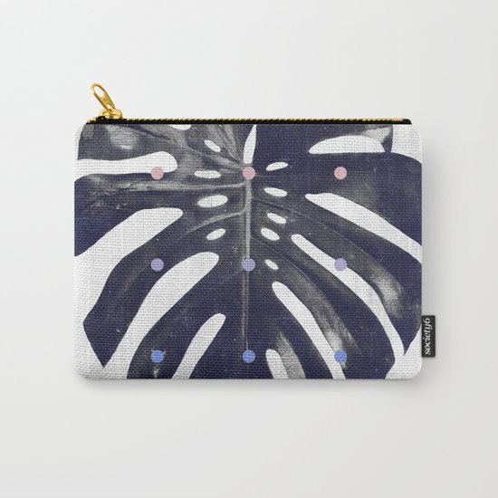 monstera + dots Carry-All Pouch