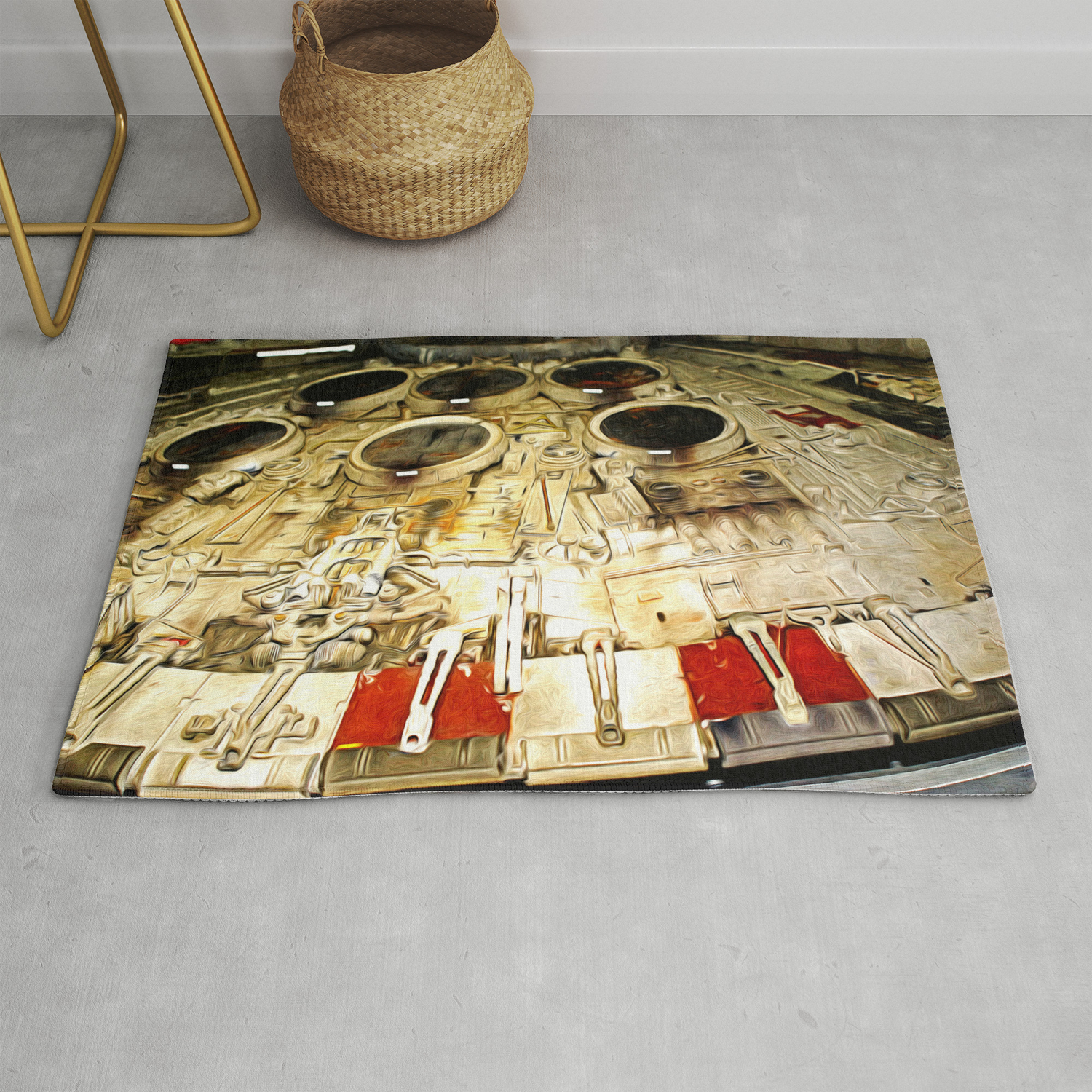 millenium falcon rug