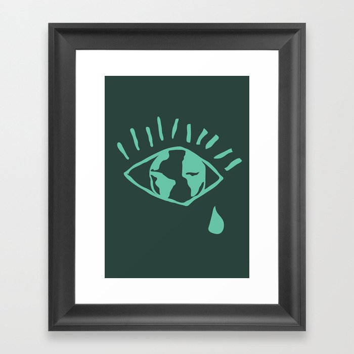 Tears of Gaia Framed Art Print