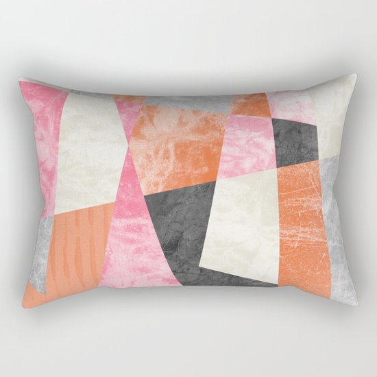 Fragments XIV Rectangular Pillow