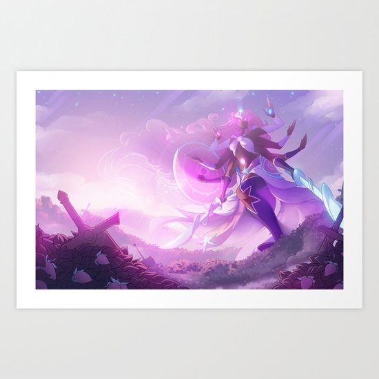Temple Fusion Art Print
