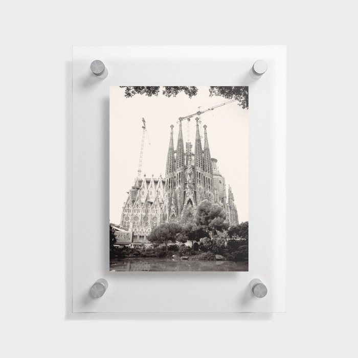 Sagrada Familia in Barcelona Floating Acrylic Print