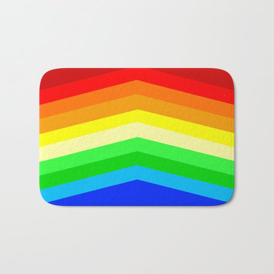 Shades of a Rainbow Bath Mat