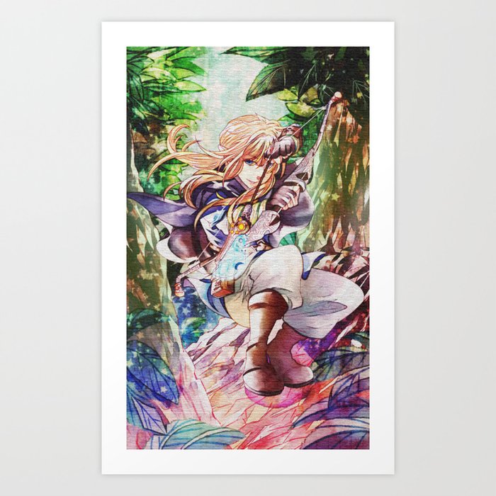 Legend Of Zelda Breath Of The Wild Art Print By Kura Ou Society6