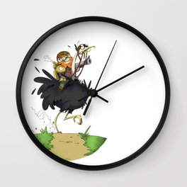 Austrich ridder Wall Clock