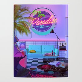 Paradise Wave Poster