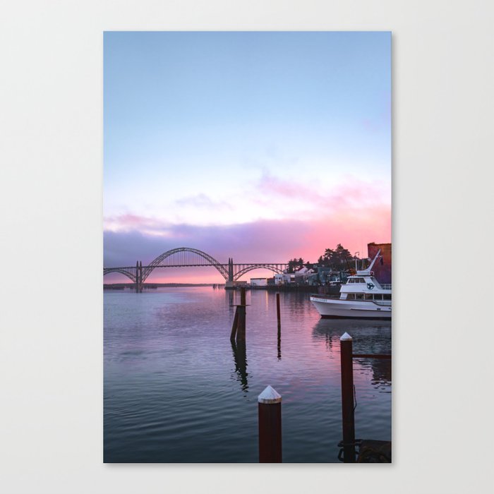 Sunset on the Coast | Travel Photography Canvas Print