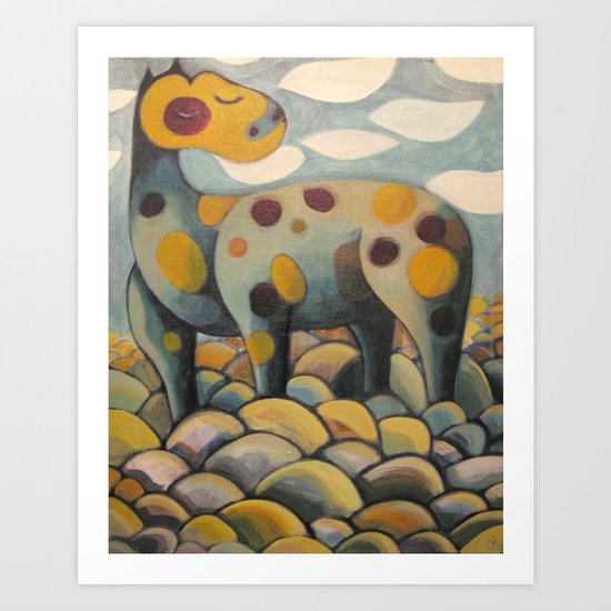 Tribute to Crazy Horse Art Print