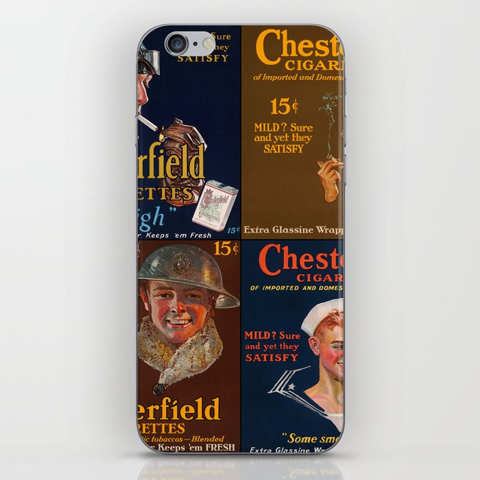 Chesterfield Cigarettes, 1914-1918 by Joseph Christian Leyendecker iPhone Skin