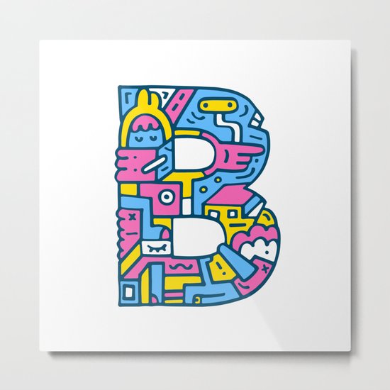 Just B Coz Metal Print