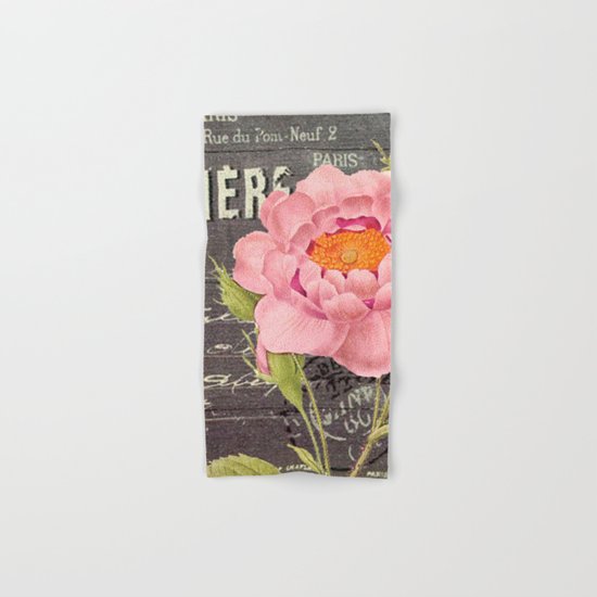 Vintage Flowers #5 Hand & Bath Towel