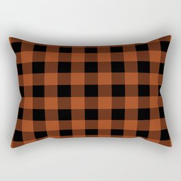 Copper Buffalo Check Rectangular Pillow