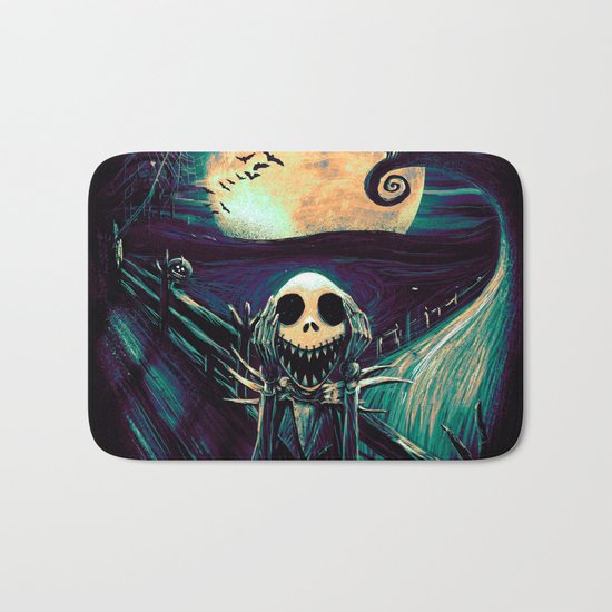 The Scream Before Christmas Bath Mat