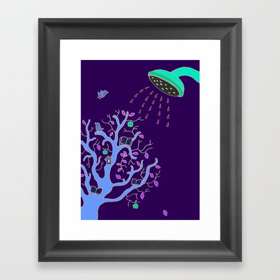Plant Trees! Framed Art Print