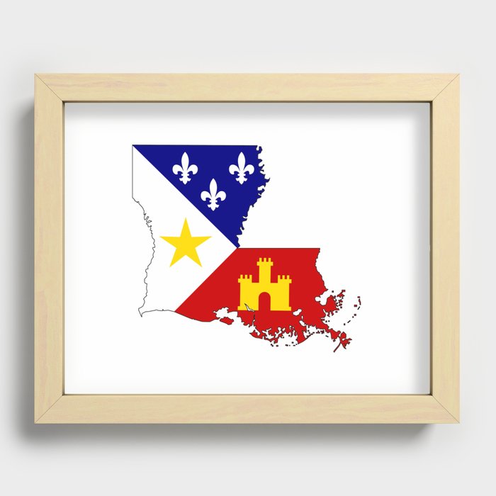 Cajun Country Recessed Framed Print