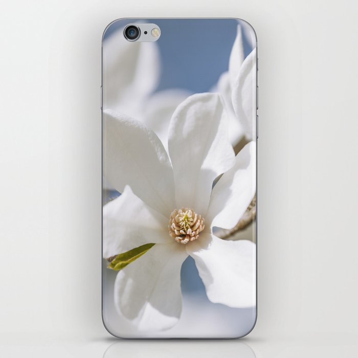 White Magnolia iPhone Skin
