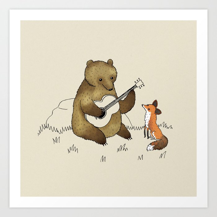 Bear & Fox Kunstdrucke Bear & Fox Kunstdrucke