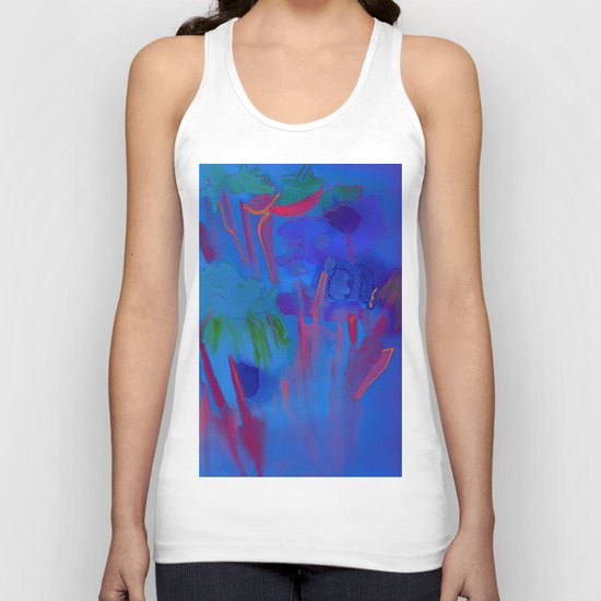 Night Flowers Unisex Tank Top