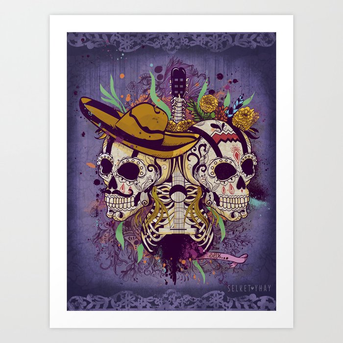 Day of the dead Art Print