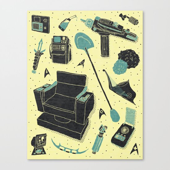 Artifacts: Star Trek Canvas Print