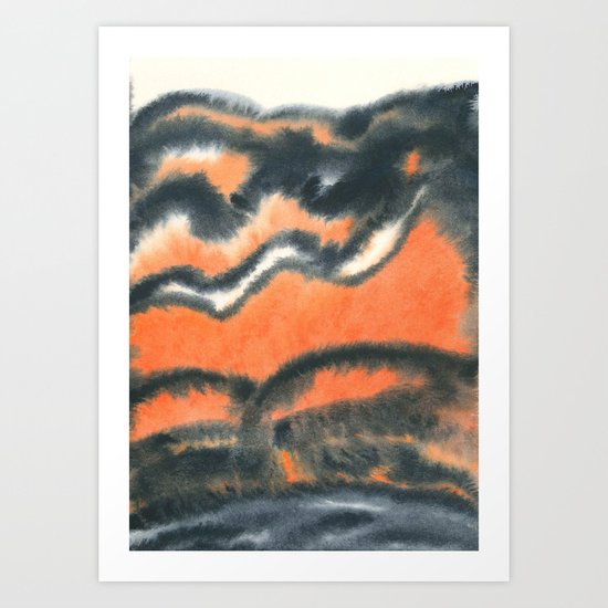ashes and sand Art Print