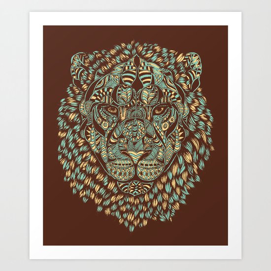 Lion (Royal) Art Print