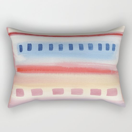 Watercolor Pastel V. G. 01 Rectangular Pillow