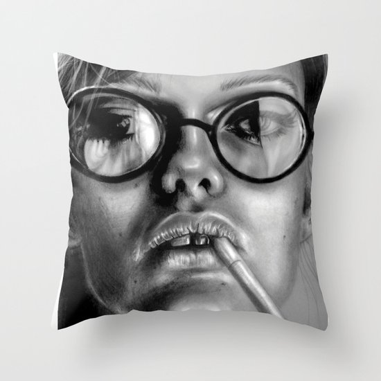 +Somewhat Damaged+ Throw Pillow