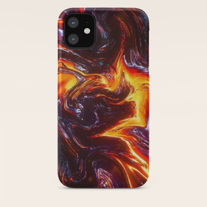 Lava Abstract Art Iphone Case By Tomklifas Society6