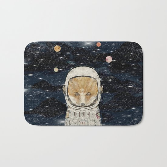 little space fox Bath Mat