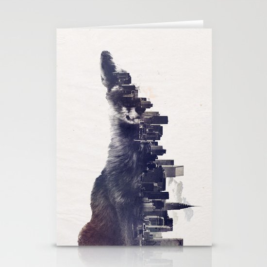 Fox from the City Stationery Cards