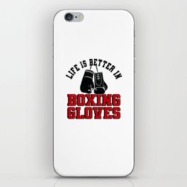 Boxer Boxing Gloves Boxing Match Martial Arts iPhone Skin