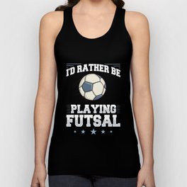 Futsal Soccer Ball Court Goal Training Player Unisex Tank Top