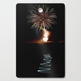 Fireworks and Torchlight Descent Cutting Board