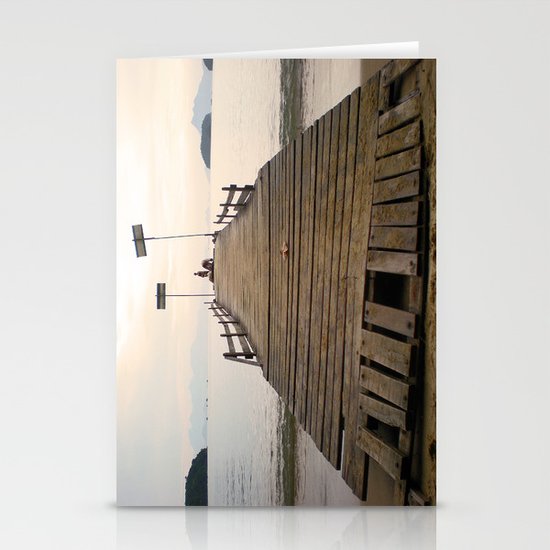 Waiting in Paradise Stationery Cards