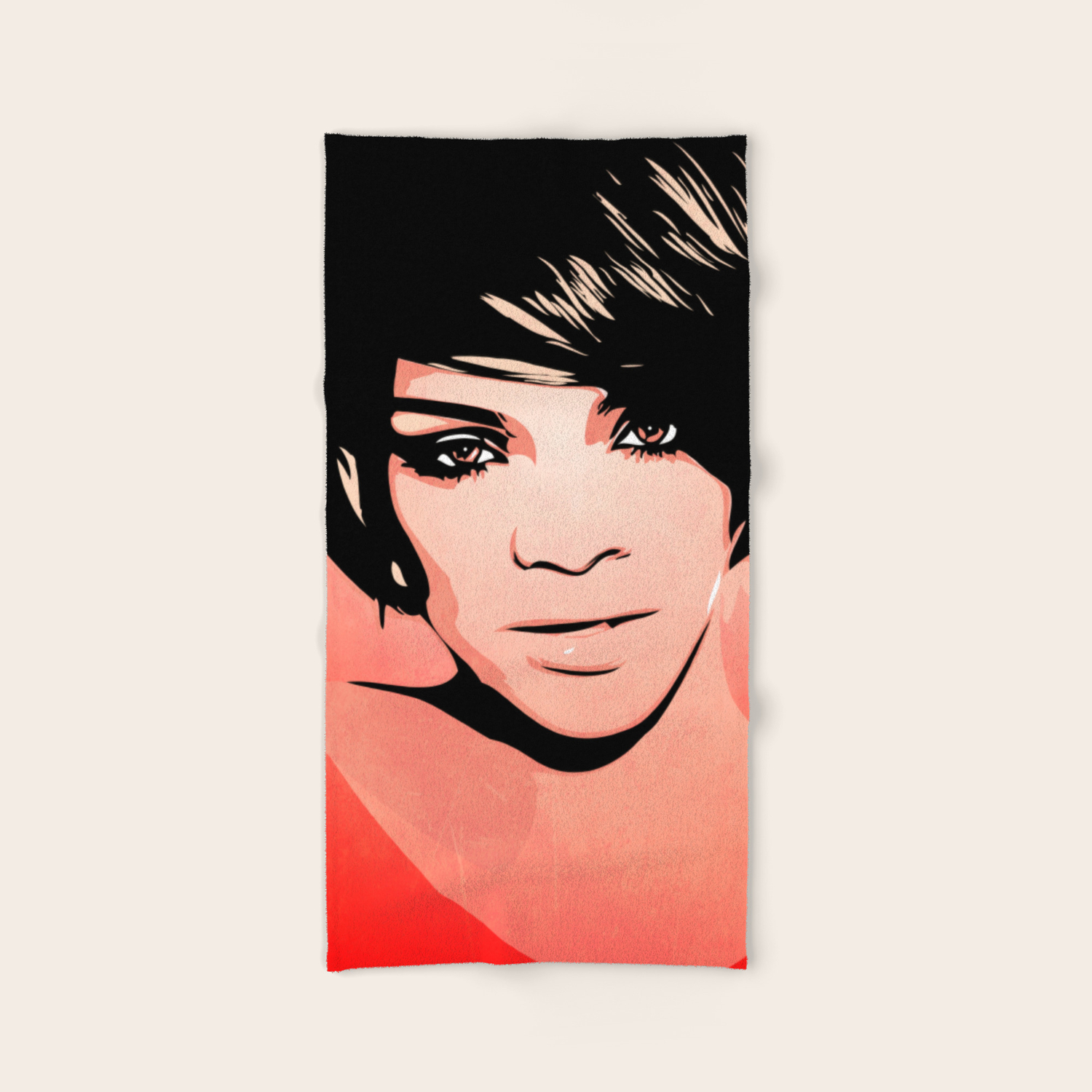 Rihanna Pop Art Hand Bath Towel By Wcsmack Society6