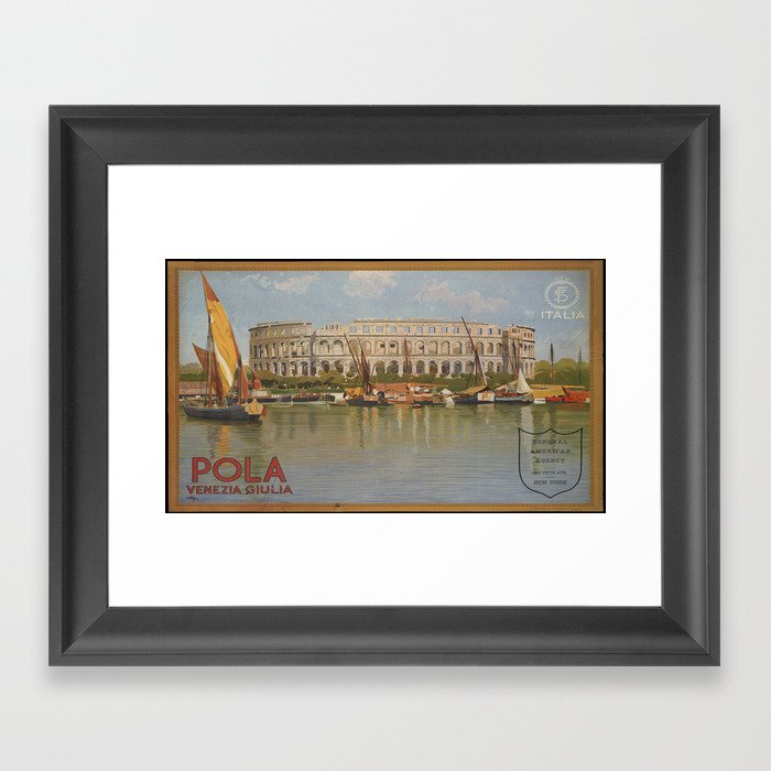 Vintage poster - Italy Framed Art Print