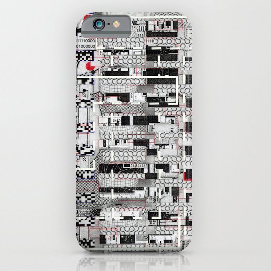 Opportunistic Species (P/D3 Glitch Collage Studies) iPhone & iPod Case