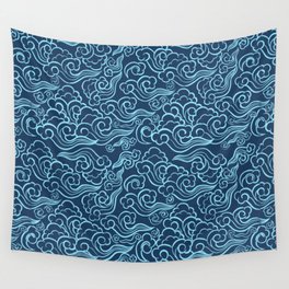 Japanese Cloud Pattern Wall Tapestry