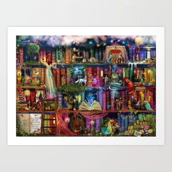 Whimsy Trove - Treasure Hunt Art Print