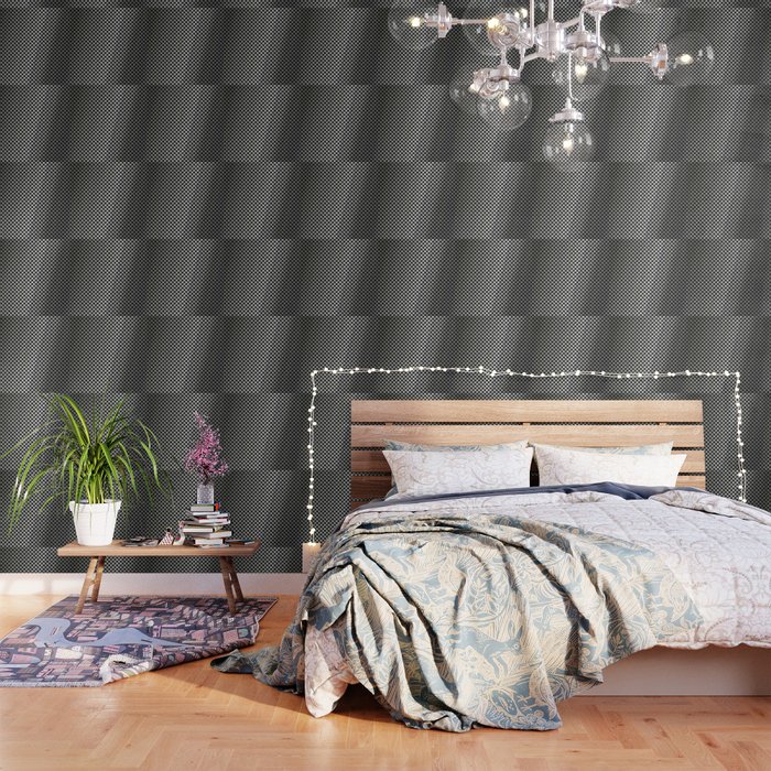 Black and Silver Gray Ghost Checkerboard Weimaraner Wallpaper