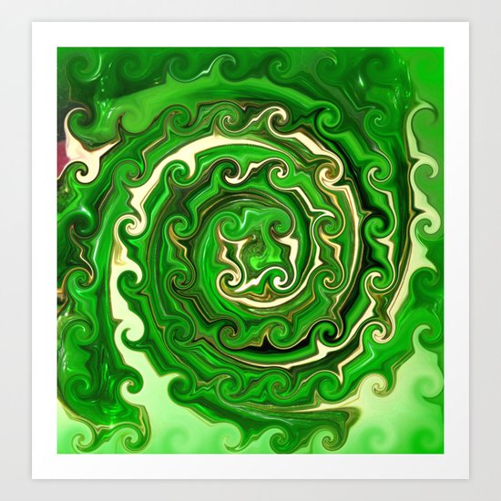 Irish Green Art Print