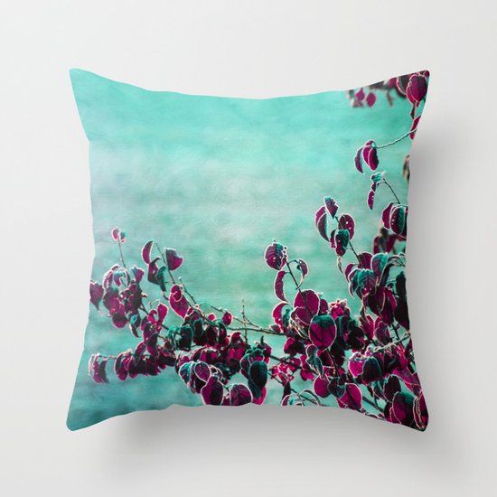 FROSTY Throw Pillow