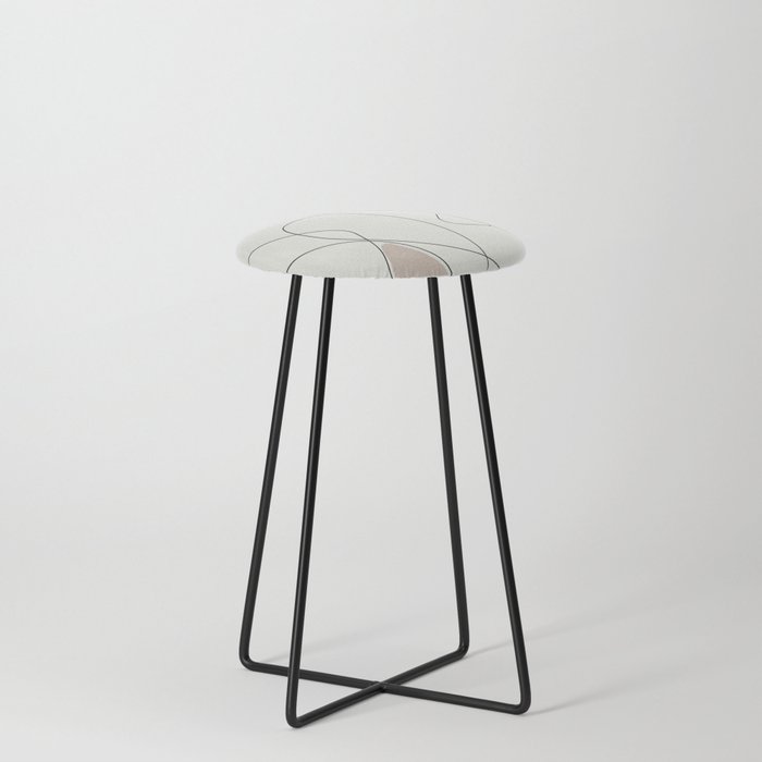 Thin Flow II Counter Stool by Flow Line Society6