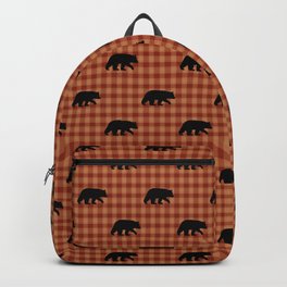 Black Bear Silhouette Backpack