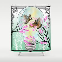 Birds  Shower Curtain