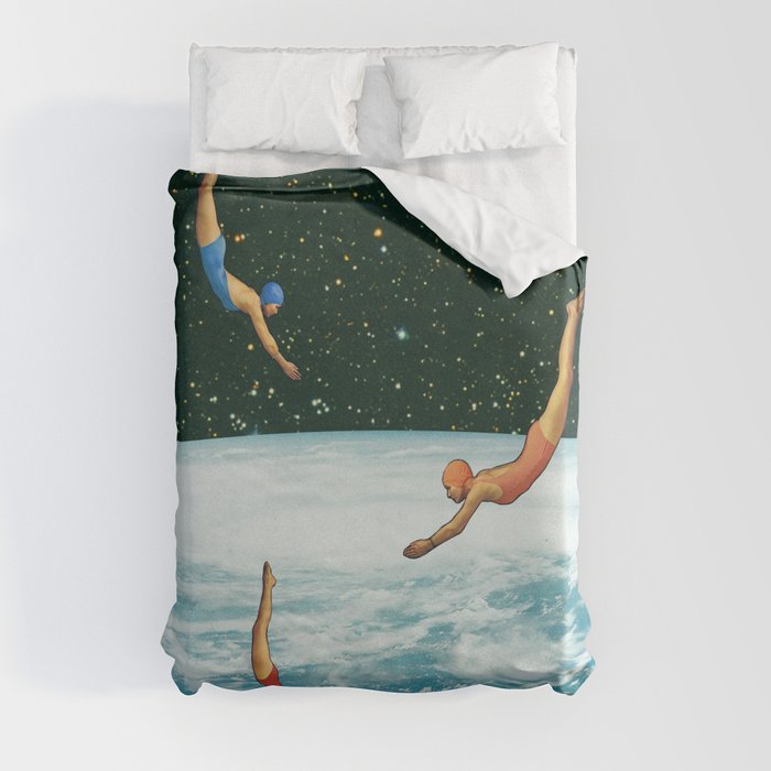 Space jumps Duvet Cover