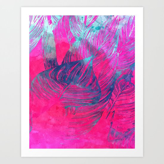 Hot n Drunk Pink #society6 #decor #fashion #buyart Art Print